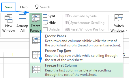 How to Freeze First & Multiple Columns in Excel 2 image2